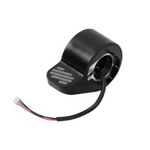 전동스쿠터 스로틀 소형전기차 업그레이드 레드 그린 컬러 핑거 버튼 브레이크 나인봇 ES1/ES2/ES3/ES4 용 전기 스쿠터 교체 부품, [01] Brake Grey