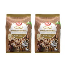 [코스트코] 1+1 악사 골드 뮤즐리 오리지널/베리/후르츠 통귀리 견과류 시리얼 모음, 오리지널 750g x 2