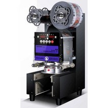 음료 포장 컵실링기 병 필름 포장기계 음료수 뚜껑, 전자동 블랙