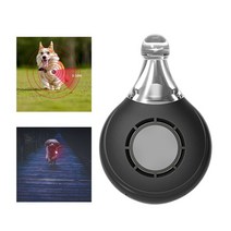 초음파 해충 구충제 내구성 모기 곤충 구충제 USB 충전식 개 고양이 벼룩 틱 Louse Repelling 장치, 02 Black