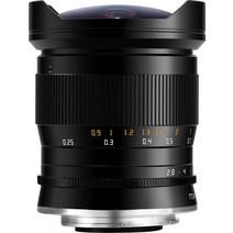 TTArtisan 11mm F2.8 어안 렌즈 초광각 Fisheye F 마운트 렌즈 니콘 F 마운트 풀 프레임 카메라 D6 D5 Df D850 D810A D810 D780 D750 D610용 [TTArtisan 정규 대리] 블랙