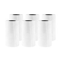 감열지 PeriPage A6 포켓 감열식 프린터용 자체 접착 57x30mm 인쇄 가능한 스티커 용지 롤 6, [09] White(translucent)