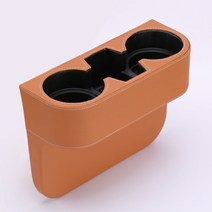 사이드포켓 벤츠 S클래스 컵홀더 3구수납형 시트틈새고정 틈새포켓, 1개, 브라운