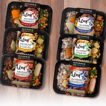 도시락정기배송 매일 배달 점심 간단한 메뉴 직장인 단백질 식단 싸기 아침, 5종5팩