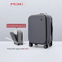 여행용 미니 기내용캐리어 Mixi 특허 디자인 알루미늄 프레임 가방 롤링 수하물에 운반 아름다운 탑승 오두