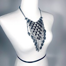 엔틱 공연목걸이 화려한 커스텀쥬얼리 2009157