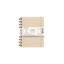 Moleskine Spiral 12개월 2023년 학년도 플래너 하드 커버 XL (19.1cm x 24.8cm(7.5인치 x 9.75인치) 샌드, Academic, Sand