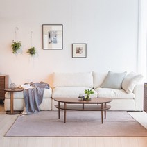 아이스타일러스 아트썸 카슨 소파(모듈 선택), B, 화이트
