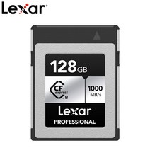 CF카드 Lexar-CF 카드 64GB 128GB 256GB 512GB CFexpress B CF 익스프레스 원시 4K 비디오 디지털 SLR 카메라용 메모리, [01] 128GB