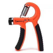 손 그립 강화제 손가락 운동 기구 손목 팔 근력 통증 완화 조절 가능 체육관, Orange 2