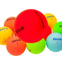 [골그린샵] 로스트볼 볼빅 비비드 시리즈 컬러 A+급 색상램덤 중고골프공 10알, 단품