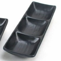 멜라민 나눔 접시 3칸 반찬 그릇 횟집 앞접시 26.0cm, 선택완료