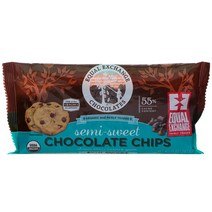 이퀄 엑스체인지 초콜릿 칩 세미스위트 카카오 55% 283.5g 코코아
