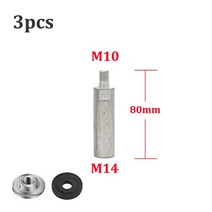 M14 M10 연결로 변환 자동차 폴리 셔 습식 그라인더 앵글 길이 바용 연장로드 어댑터 익스텐더 컨버터, 1.8mm