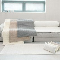 천솜이 에스더 100수 초고밀도순면 소파패드(4인용 70×240), 단품