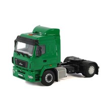 다이캐스트자동차 자동차다이캐스트 자동차피규어 자동차 모형 굿즈 WSI 1:50 Scale MAZ 4x2 녹색 트럭 합, 01 A