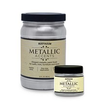 [RUST OLEUM] 금속느낌의 장식용 페인트! 메탈릭 엑센트(2oz 32oz), White Perrl/2oz