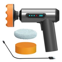 커터 텅스텐 자동차 폴리셔 4000mAh 충전식 전기 무선 폴리셔 휴대용 자동 왁싱 유리 스크래치 수리 폴리싱 도구, 01 Black
