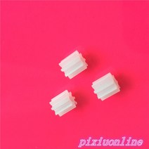 웜기어 베벨기어 톱니바퀴 10pc K020Y 플라스틱 82A 모터 샤프트 기어 세트 8 톱니 2mm 구멍 직경 셀프 헬, 한개옵션0