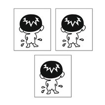 뽀마 욕실스티커 10종, 뭐하니 3개