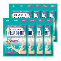 휴족시간 쿨링시트, 6개입, 36개