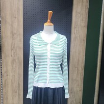 파파야 SH01 스트라이프 골지 가디건 PNNRCD010A