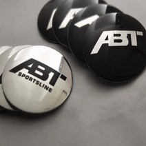 ABT 휠캡 센터 허브캡 휠캡 스티커형 카킹즈, (05)블랙60mm, 1개
