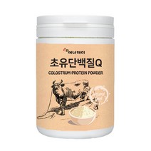 에너데이 초유단백질큐 200g 초유프로틴 초유분말 먹는 고단백질 우유단백 유청단백 완두단백 균형단백질 비타민 면역 칼슘 레시틴 엽산 비오틴 부모님 영양보충, 2통