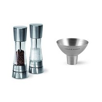 콜앤메이슨 소금 후추 그라인더 페퍼 밀 분쇄기 + 도버 스테인리스 스틸 깔때기 세트