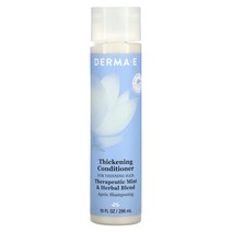 DERMA E (더마 E) 씨크닝 컨디셔너 테라퓨틱 민트 허브 혼합물 296ml(10fl oz), 296ml