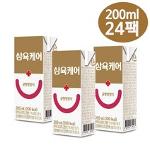 NEW 삼육케어 일반 환자용 균형 영양식 영양성분 조정 원액두유 식사 간식 24팩, 단품, 단품