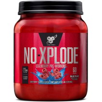BSN 노익스플로드 2.45lbs (1.11kg) 청사과맛 헬스근육보충제, 1개, 블루레즈베리