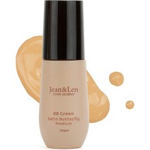 독일 진앤렌 Jean & Len BB Cream 새틴 버터플라이 미디엄 비비크림 30ml, 2팩