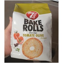 (독일마트) 7 DAYS 세븐데이즈 베이크 롤 토마토 올리브 구운 비스킷 과자 250g 4팩 Bake Rolls Tomato Olive, 4개