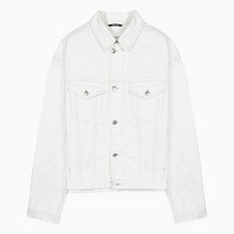 메종 마르지엘라 (당일) 22FW 스티치 화이트 여성 데님 자켓 S51AM0428 S30642 101