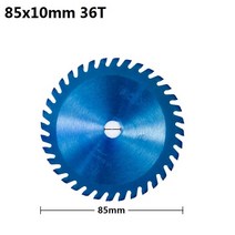 그라인더날 유리절단 커팅디스크 XCAN-1 개 85x30/36mm 24/톱니 TCT 목재 원형 톱날 나노 블루 코팅 절단 디스크 카바이드 팁, 1pc, 85x10x36T