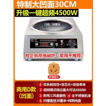 중식팬 인덕션 전기 웍 스토브 창업 중국집 5000w 오목, 3500W, 4200W상용D형대형(솥사용가능)