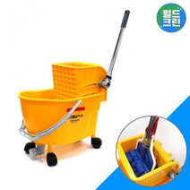 월드크린 마포 탈수기 소 물 밀대 막대 마대 청소 대 걸레 짤순이, 마포탈수기 소