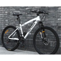 ( MTB 산악자전거 ) 입문용 MTB자전거 26인치 크로스컨트리 21/24단, 21단, 스탠다드  화이트