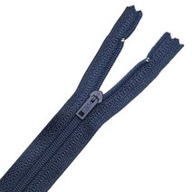 [청라핸즈] 단면지퍼3호30cm-네이비(16-209) 2개입