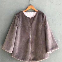 후드 밍크 모피 털 코트 소프트 자 켓 플러시 오버 캐주얼 테 디 Outwear F109