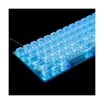 YMDK 131 크리스탈 PC 백릿 키캡 UV 프린트 MDA PROFILE 샤인 Through Similar to OEM MX 메케니컬 키보드 104 96 87 84 68 64 6, White