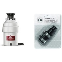 Waste King Legend Series 1 HP Continuous Feed Garbage Disposal with Power Cord L8000 Dishwasher, 단일모델명/품번