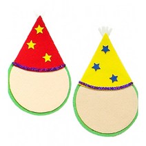 스쿨샘 반짝이 펠트소품 꼬깔모자 유치원 교실환경구성