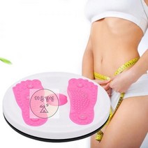 허리 트위스트 전신운동 뱃살 홈트 LW 다이어트 발지압 실내운동기구 유산소 AD06, E발지압트위스트 핑크