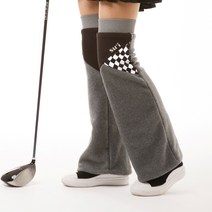 수이골프 방한 겨울 스포츠 레그워머 발토시 골프 스포츠, 다이아몬드 포인트, 그레이, L