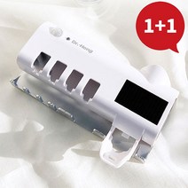 닥터홍 레인보우 칫솔 살균기 ICR18650 화이트, 1+1개