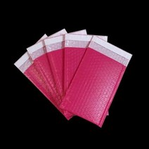 기타 바보사랑[니모키즈]소량 에어캡 뽁뽁이 안전봉투 25X28cm+4cm 핑크 20P, 내경22X27cm+4cm