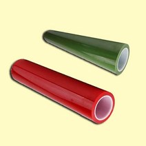 내열 마스킹 테이프 25mm 실리콘 점착 PET 필름 열에강한 잔사없는 흔적없는 내열성 두꺼운 라인 테입, 적색