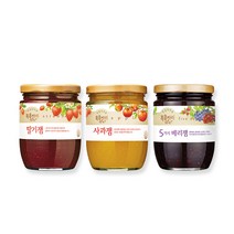 복음자리 딸기잼380g+사과잼370g+5가지베리잼350g, 1세트